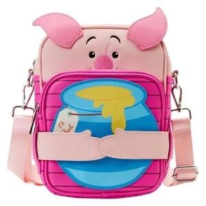 Loungefly Disney Winnie The Pooh Piglet Crossbody‎ Bag
